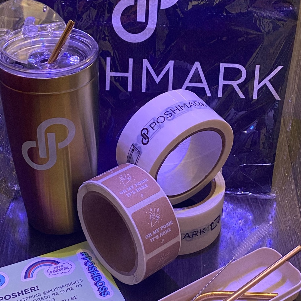 Poshmark Tumbler and Tape Bundle